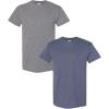Gildan Hammer Adult T-Shirt, 2-Pack, Style GH000(Graphite-heather Navy)