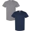 Gildan Hammer Adult T-Shirt, 2-Pack, Style GH000(Graphite-navy)