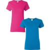 Gildan Hammer Adult T-Shirt, 2-Pack, Style GH000(Heliconia/Sapphire)