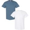 Gildan Hammer Adult T-Shirt, 2-Pack, Style GH000(Indigo-white)