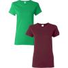 Gildan Hammer Adult T-Shirt, 2-Pack, Style GH000(Irish Green/Maroon)