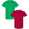 Gildan Hammer Adult T-Shirt, 2-Pack, Style GH000(Irish-cardinal)