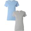 Gildan Hammer Adult T-Shirt, 2-Pack, Style GH000(Lightblue/Sport Grey)
