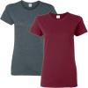 Gildan Hammer Adult T-Shirt, 2-Pack, Style GH000(Maroon-dark Heather)