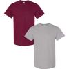 Gildan Hammer Adult T-Shirt, 2-Pack, Style GH000(Maroon-gravel)