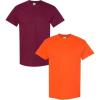 Gildan Hammer Adult T-Shirt, 2-Pack, Style GH000(Maroon-orange)