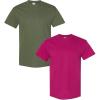 Gildan Hammer Adult T-Shirt, 2-Pack, Style GH000(Military-berry)