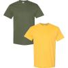 Gildan Hammer Adult T-Shirt, 2-Pack, Style GH000(Military-daisy)