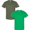 Gildan Hammer Adult T-Shirt, 2-Pack, Style GH000(Military-irish)
