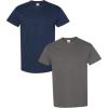 Gildan Hammer Adult T-Shirt, 2-Pack, Style GH000(Navy-charcoal)