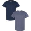 Gildan Hammer Adult T-Shirt, 2-Pack, Style GH000(Navy-heather Navy)