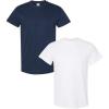 Gildan Hammer Adult T-Shirt, 2-Pack, Style GH000(Navy-white)