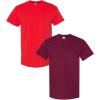Gildan Hammer Adult T-Shirt, 2-Pack, Style GH000(Red-maroon)