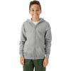 Gildan Kids’ Full Zip Hoodie Sweatshirt, Style G18600B(Sport Grey)