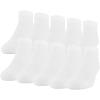Gildan Men’s Active Cotton Low Cut Socks (10-Pairs)(White)