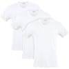 Gildan Mens Cotton Stretch T-Shirts, Multipack(Artic White (V-neck 3-pack))