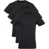 Gildan Mens Cotton Stretch T-Shirts, Multipack(Black Soot (Crew 3-pack))