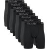 Gildan Men’s Underwear Cotton Stretch Boxer Briefs, Multipack(Black Soot/Charcoal Sky (8-pack  Long Leg))