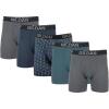 Hthr Dark Grey/Hthr Navy/Shapes/Blue (5-pack  Regular Leg)