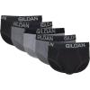 Gildan Men’s Underwear Cotton Stretch Briefs, 5-Pack(Black Soot/Heather Dark Grey/Grey Flannel (5-pack))