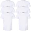Gildan Platinum Men’s Crew T-Shirts(White (6-pack))
