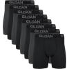 Gildan Platinum Men’s Short Leg Boxer Briefs(Black Soot/Charcoal Sky (8-pack  Regular Leg))