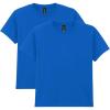 Gildan Unisex-Child Gildan Youth Heavy Cotton T-Shirt, Style G5000b, 2-Pack(Royal)