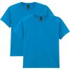 Gildan Unisex-Child Gildan Youth Heavy Cotton T-Shirt, Style G5000b, 2-Pack(Sapphire)