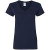 Gildan Women’s Heavy Cotton V-Neck T-Shirt, 2-Pack(Blue)