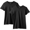 Gildan Womens Softstyle Cotton T-Shirt, Style G64000l, Multipack(Black (2-pack))