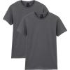 Gildan Womens Softstyle Cotton T-Shirt, Style G64000l, Multipack(Charcoal (2-pack))