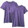 Gildan Womens Softstyle Cotton T-Shirt, Style G64000l, Multipack(Heather Purple (2-pack))