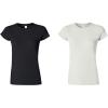 Gildan Womens Softstyle Cotton T-Shirt, Style G64000l, Multipack(White)
