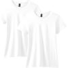 Gildan Womens Softstyle Cotton T-Shirt, Style G64000l, Multipack(White (2-pack))
