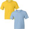 Gildan Youth DryBlend T-Shirt, Style G8000B, 2-Pack(Daisy-light Blue)
