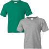 Gildan Youth DryBlend T-Shirt, Style G8000B, 2-Pack(Kelly Green-sport Grey)