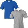 Gildan Youth DryBlend T-Shirt, Style G8000B, 2-Pack(Royal-sport Grey)