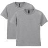 Gildan Youth Heavy Cotton T-Shirt, Style G5000B, 2-Pack(Sport Grey)