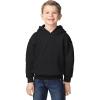 Gildan Youth Hoodie Sweatshirt, Style G18500B(Black)