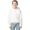 Gildan Youth Hoodie Sweatshirt, Style G18500B(White)