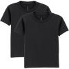 Gildan Youth Toddler T-Shirt, Style G5100P, 2-Pack(Black)