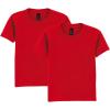 Gildan Youth Toddler T-Shirt, Style G5100P, 2-Pack(Red)