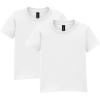 Gildan Youth Toddler T-Shirt, Style G5100P, 2-Pack(White)
