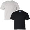 Gildan Youth Ultra Cotton T-Shirt, Style G2000B, Multipack(Ash-black)