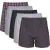 Gildan mens Underwear Boxers, Multipack(Grey/Red Assorted (5-pack))
