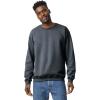 Gildan unisex-adult Fleece Crewneck Sweatshirt, Style G18000, Multipack(Dark Heather (1-pack))