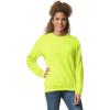 Gildan unisex-adult Fleece Crewneck Sweatshirt, Style G18000, Multipack(Safety Green (1-pack))