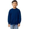 Gildan unisex-child Fleece Crewneck Sweatshirt, Style G18000b(Navy)