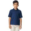 Gildan Unisex-Child DryBlend Short Sleeve Polo, Style G8800b, 3-Pack(Navy)