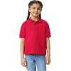 Gildan Unisex-Child DryBlend Short Sleeve Polo, Style G8800b, 3-Pack(Red)